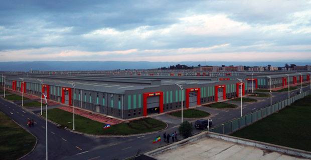 Une usine de textile en Ethiopie
