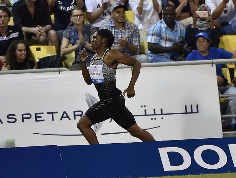 La Sud africaine Caster Semenya, double championne olympique du 800 m
