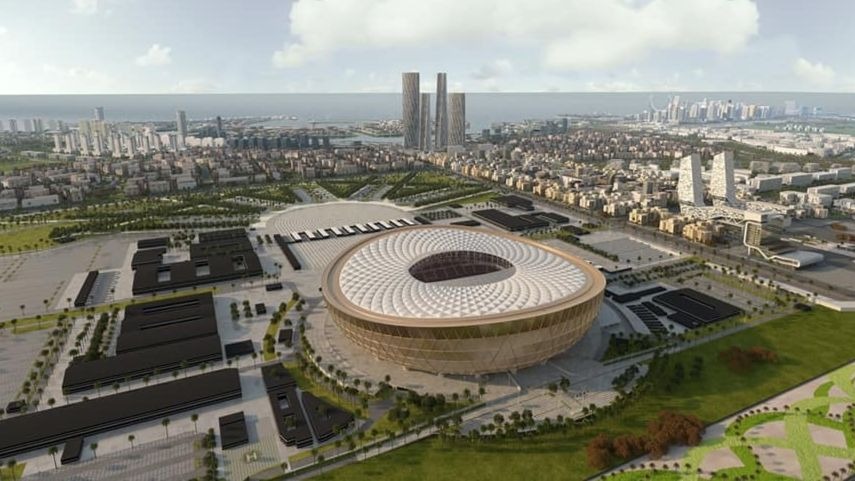 L'un des stades pour la Coupe du monde de football au Qatar en 2022.